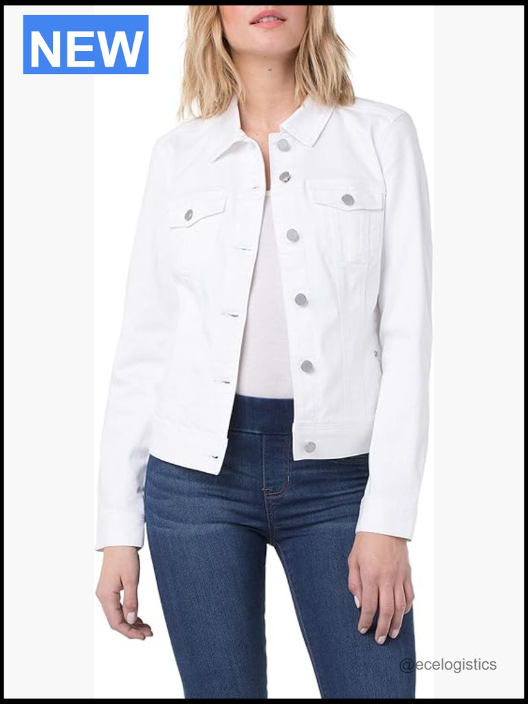 Classic Denim Jacket In Stretch Slub Twill 63% Cotton 21% Lyocell 14% Polyester